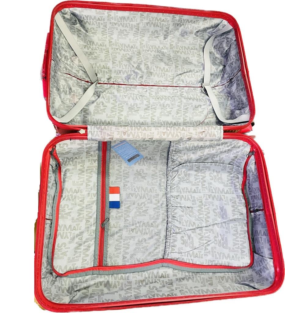 Da Tasche Flymate Paris Arist Hard Luggage (SMALL-20INCH(55CM), RED) - Image 7