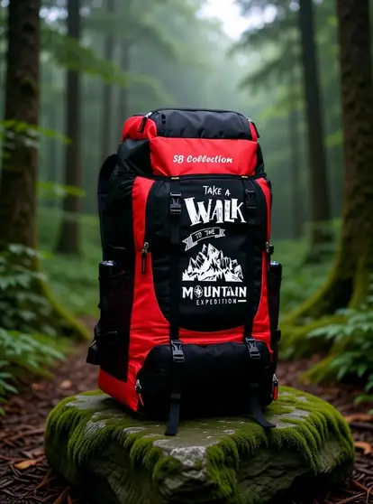 Climate Proof Water Resistance 59L Color Red Rucksack Tracking Bags Rucksack - 59 L (Multicolor)