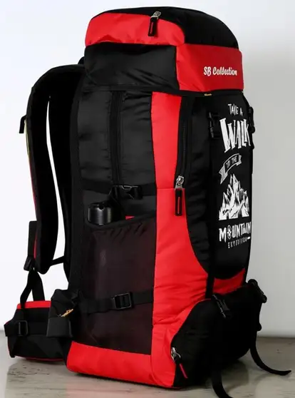 Climate Proof Water Resistance 59L Color Red Rucksack Tracking Bags Rucksack - 59 L (Multicolor) - Image 2
