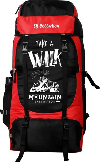 Climate Proof Water Resistance 59L Color Red Rucksack Tracking Bags Rucksack - 59 L (Multicolor) - Image 6