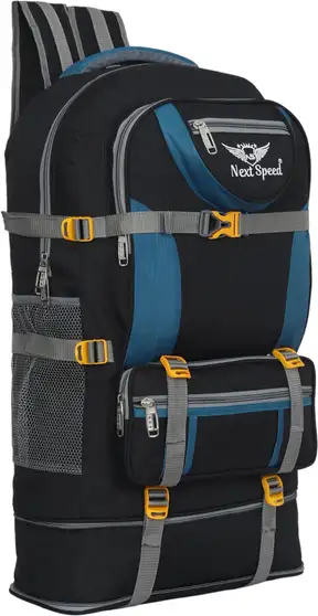 Tracking bag New Trekking bag Rucksack bag Rucksack - 90 L Rucksack - 90 L (Black, Multicolor) - Image 3
