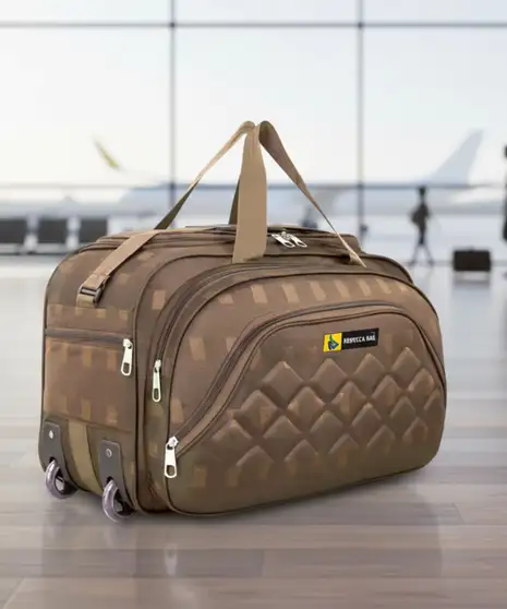 Rebecca (Expandable) 60L Strolley Duffel with wheels (56 Cm) Duffel With Wheels (Strolley) - Image 4