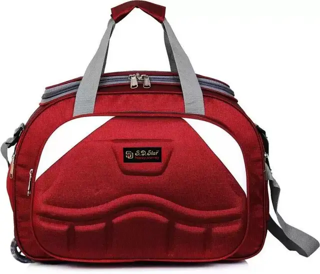 55 L Strolley Duffel Bag - Xfactor super premium - Maroon - Regular Capacity Duffel With Wheels (Strolley) - Image 4