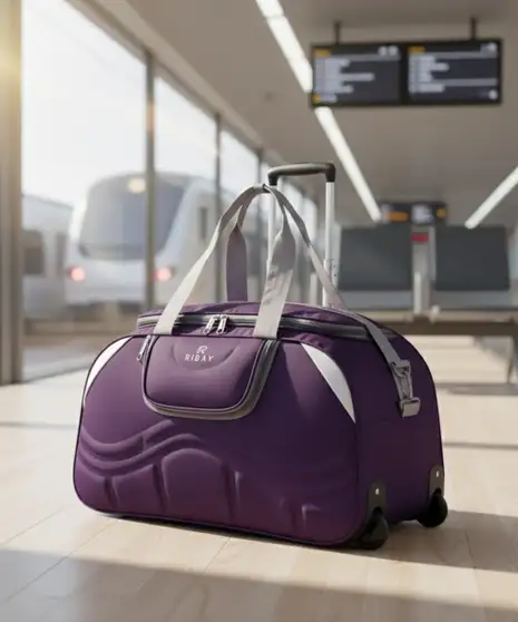 Duffel Bag - Luggage Travel with 2 wheels Duffel With Wheels Duffel With Wheels - Image 3