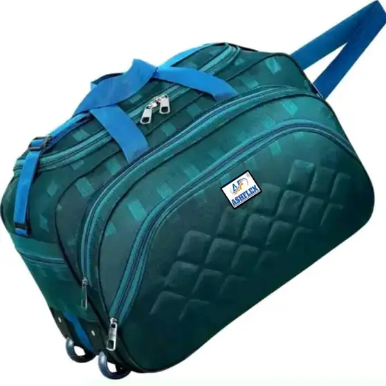 ASHFLAX Fancy ASHFLAX Combo 2 Set Luggage Travel Duffle Bag Duffel With Wheels (trolley) - Image 2