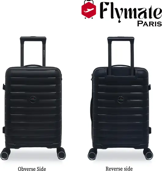 flymate paris Suitcase Combo (Black) - Image 4