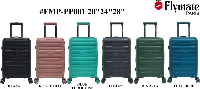 flymate paris Suitcase Combo (Black) - Image 2