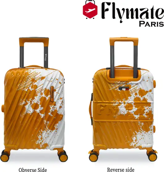 flymate paris Suitcase Combo (Orange) - Image 4