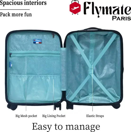 flymate paris Suitcase Combo (Orange) - Image 2