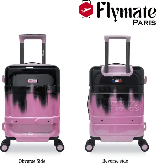 flymate paris Suitcase Combo (Pink) - Image 5
