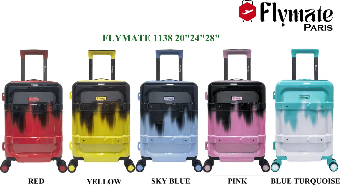 flymate paris Suitcase Combo (Blue) - Image 4
