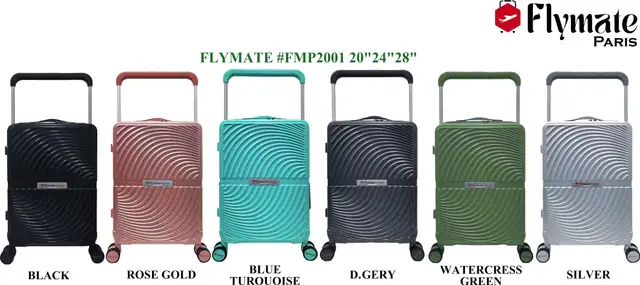 flymate paris Suitcase Combo (Grey) - Image 3