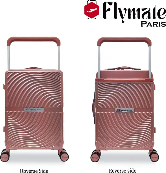 flymate paris Suitcase Combo (Pink) - Image 2