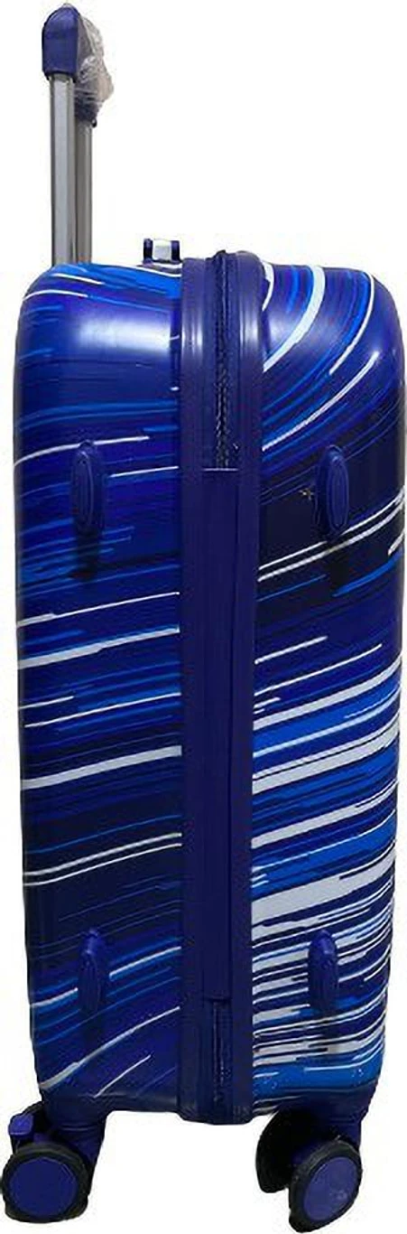 Large Check-in Suitcase (75 cm) 4 Wheels - STRIPES BLUE 28INCH - Blue - Image 5