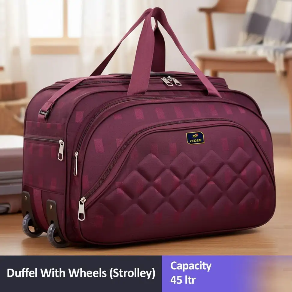 ZEDEM Travel Duffle With Wheel Duffel With Wheels (Strolley)